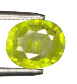 GRA Certified Yellow Sapphire Original Oval Cut Natural Pukhraj 3.45 Carat ( 3.795 Ratti )