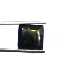 GRA Certified Tourmaline Gemstone Original Square Untreated stone 12.15 Carat ( 13.365 Ratti )