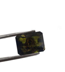 GRA Certified Tourmaline Gemstone Original Square Untreated stone 7.15 Carat ( 7.865 Ratti )